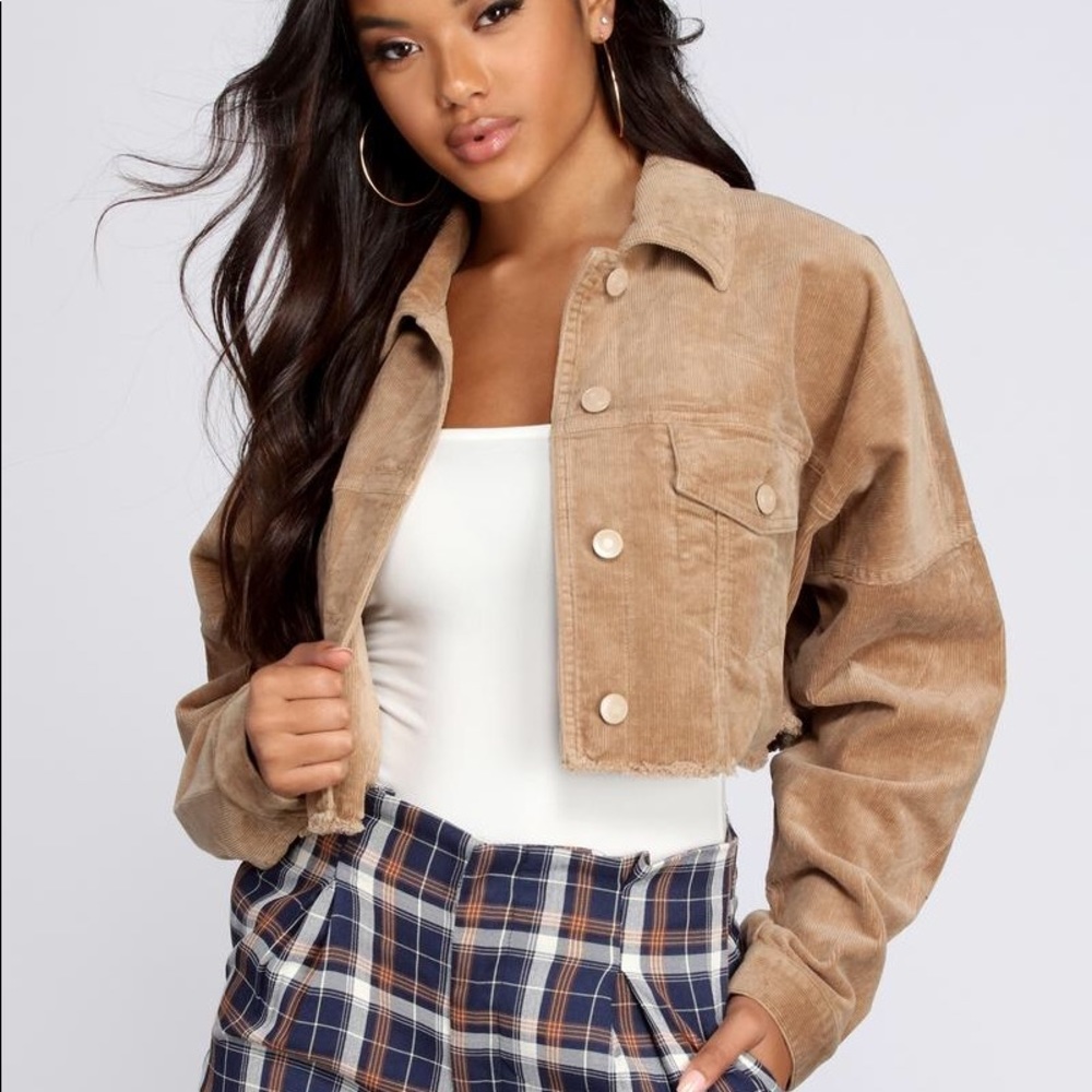 Windsor Cropped Corduroy jacket